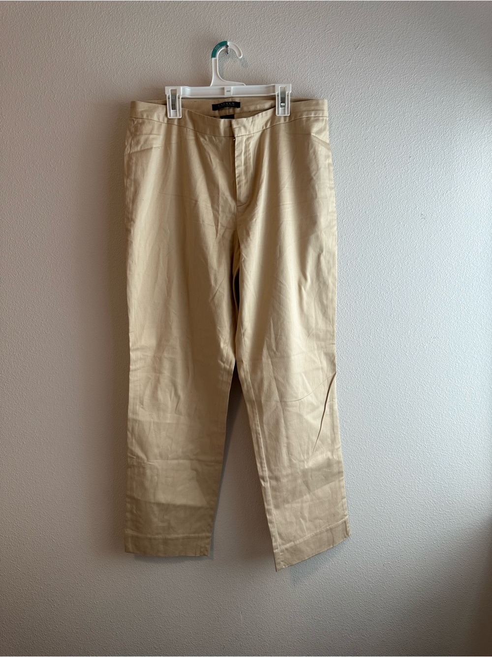LAUREN RALPH LAUREN beige colored women’s pants size 10